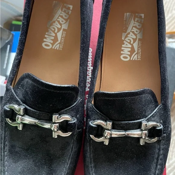 Salvatore Ferragamo Black Leather Loafers with Horsebit Detail Salvatore Ferragamo | Shoes | Salvatore Ferragamo Black  main image 4